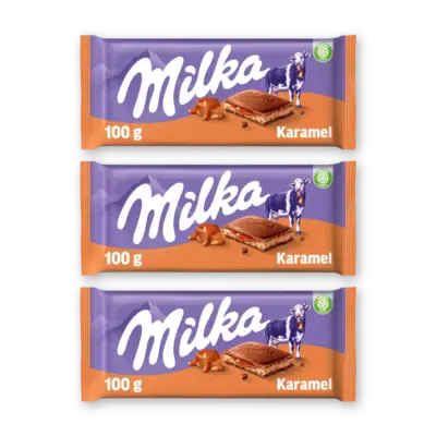 pdp-image-Milka Chocoladereep Karamel 3-pack