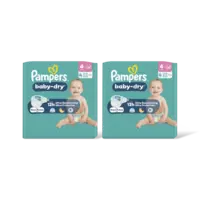 Pampers Baby-dry luiers maat 4 2-pack
