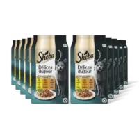 Sheba Delices du jour in saus kip/kalkoen 10pk