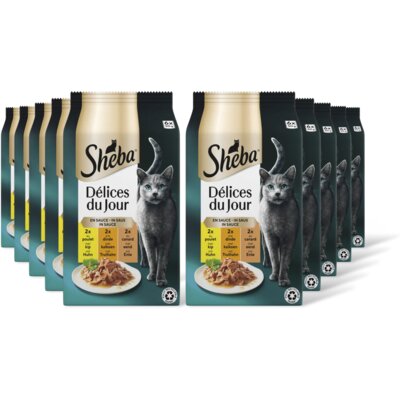 pdp-image-Sheba Delices du jour in saus kip/kalkoen 10pk