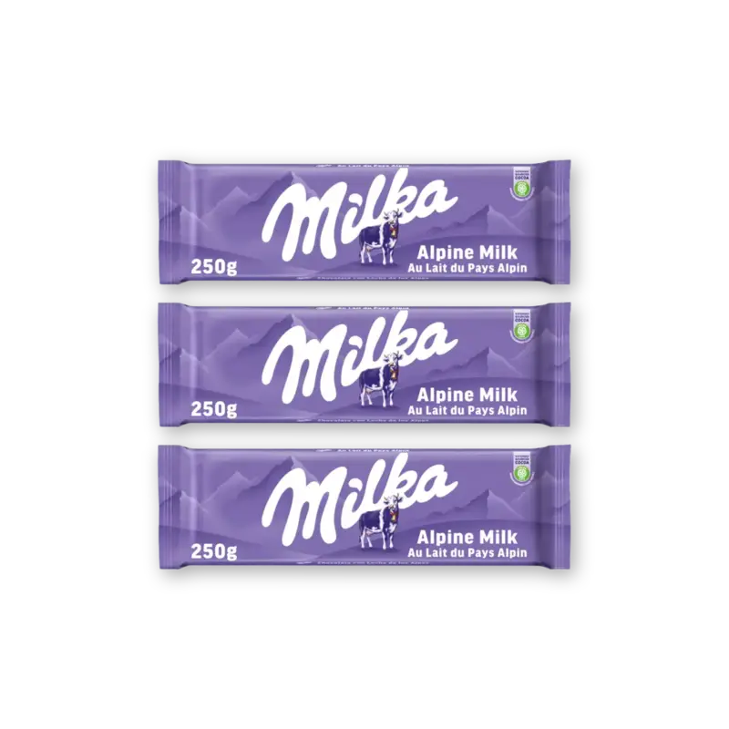 Chocoladereep alpenmelk 3-pack
