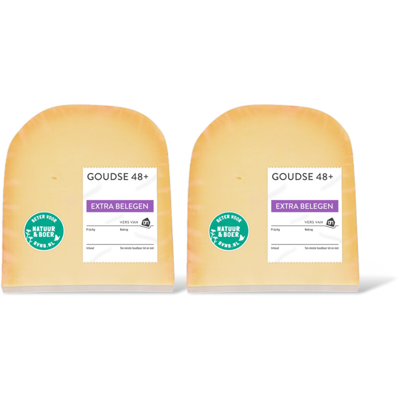 AH Goudse extra belegen 48+ stuk 2-pack