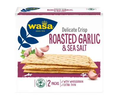 pdp-image-Wasa Delicate crisp roasted garlic & sea salt