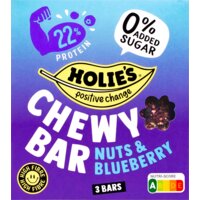 Een afbeelding van Holie's Chewy bar nuts & blueberry