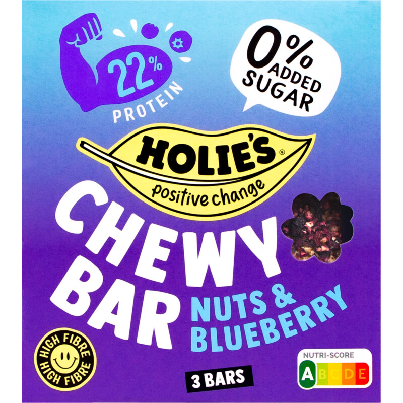 Holie's Chewy bar nuts & blueberry
