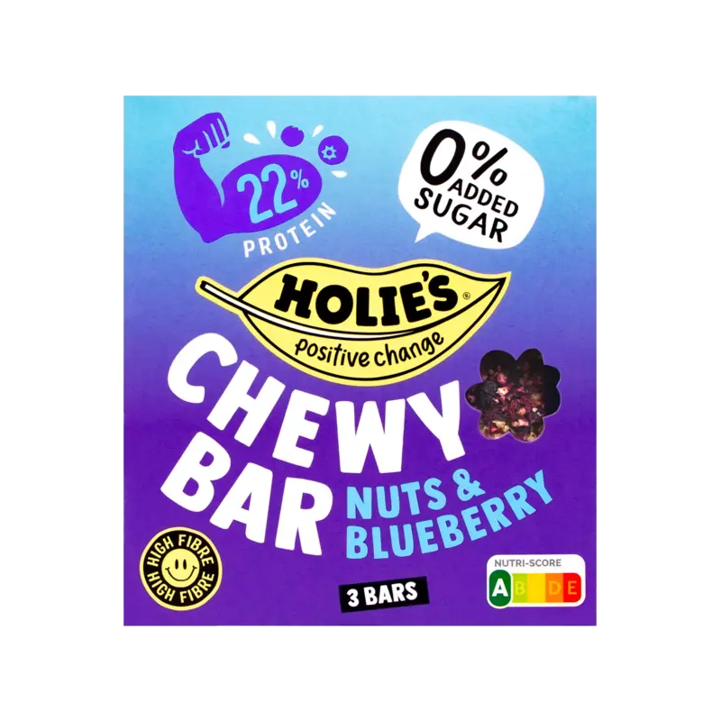 Holie's Chewy bar nuts & blueberry