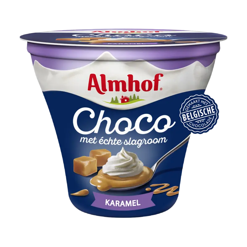 Choco met echte slagroom karamel