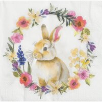 Een afbeelding van AH Servet haasje 24x24cm