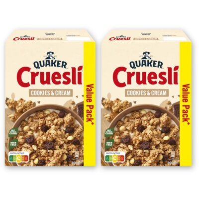 pdp-image-Quaker Cruesli cookies & cream value pack 2pack