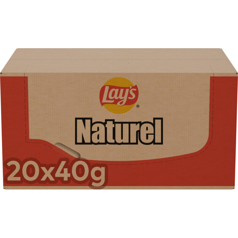 Een afbeelding van Lay's Naturel 20-pack