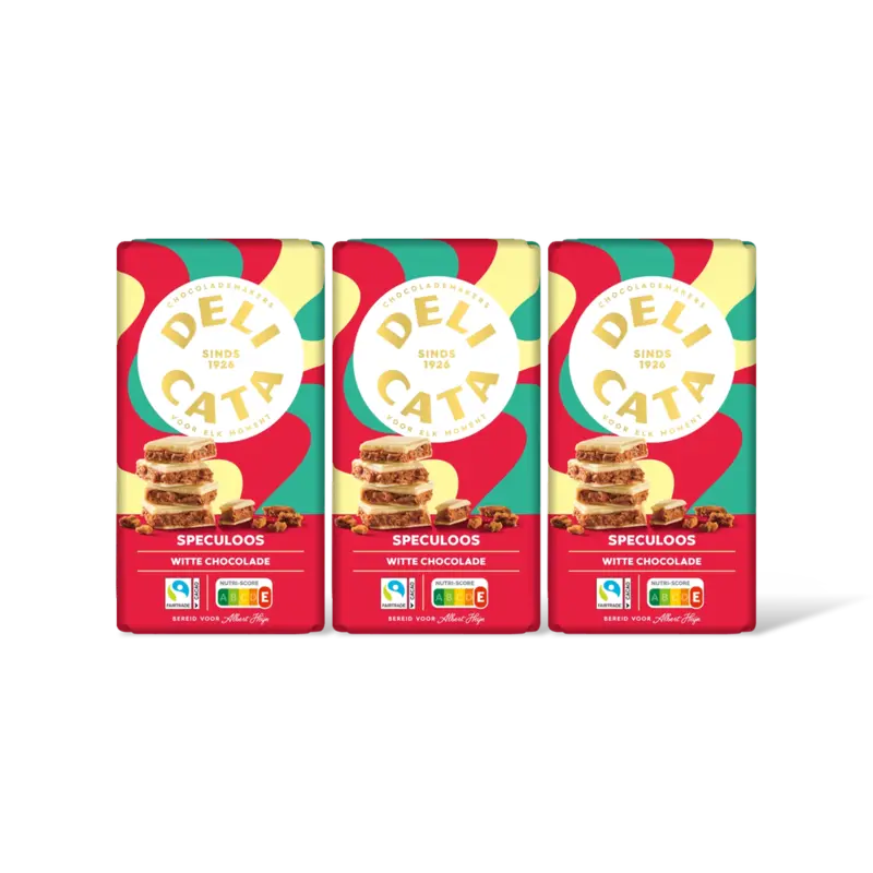 Wit met speculoosvulling 3-pack