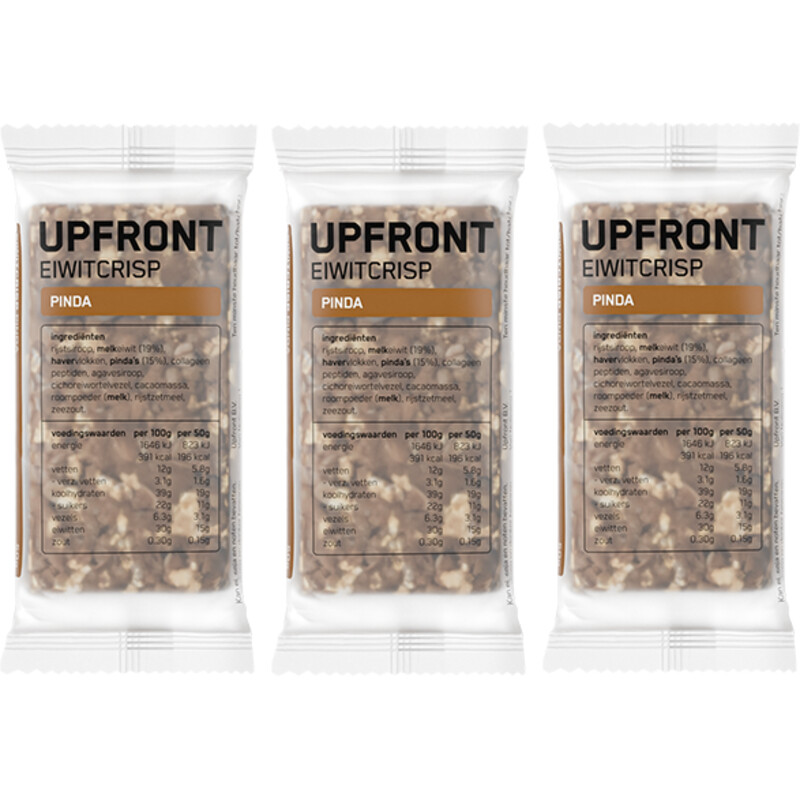 Een afbeelding van Upfront Eiwitcrisp pinda 3-pack