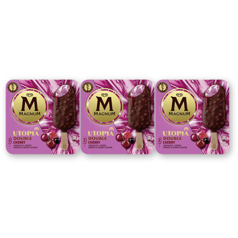 Magnum Utopia double cherry 3-pack