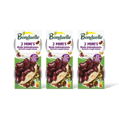 pdp-image-Bonduelle Rode kidneybonen 2 mini 3-pack