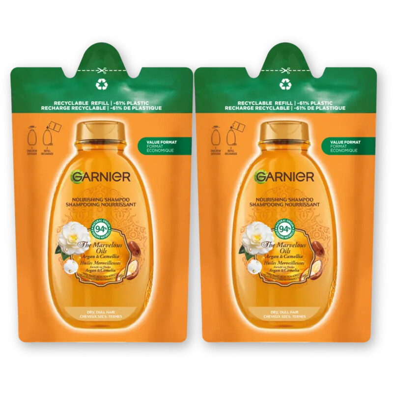 Loving Blends Argan & cameliaolie shampoo refill 2-pck
