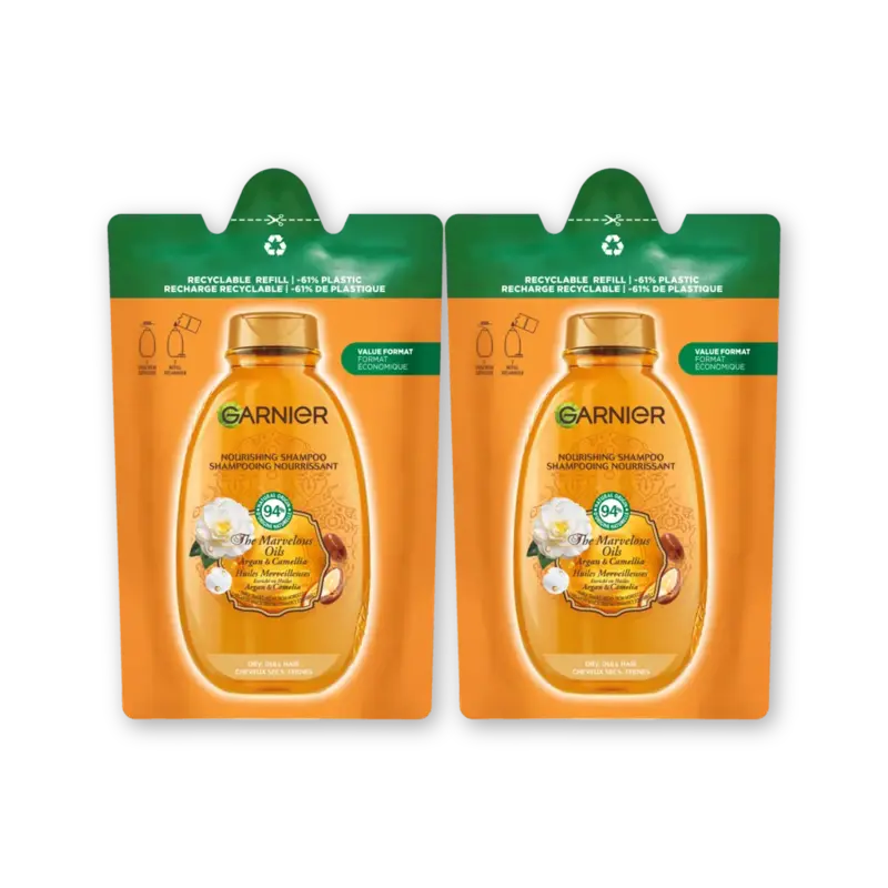 Loving Blends Argan & cameliaolie shampoo refill 2-pck