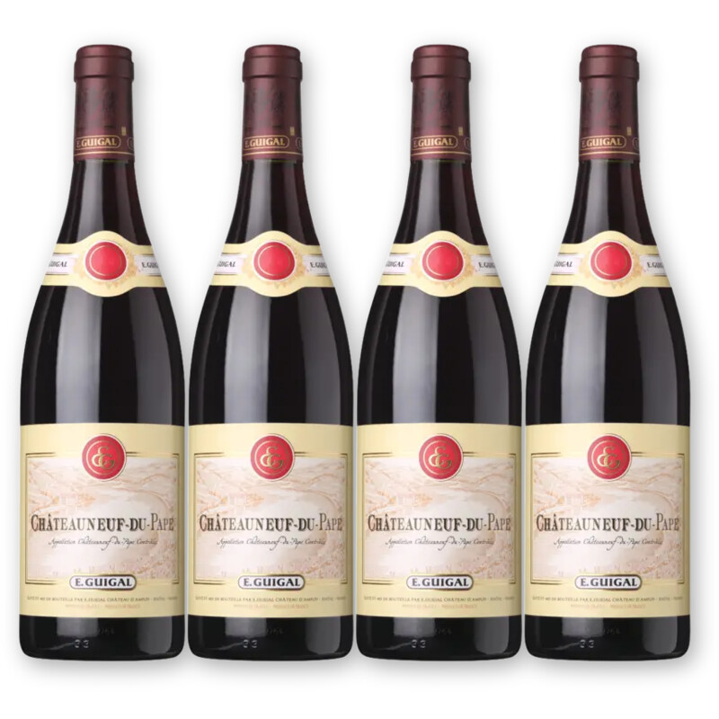 E. Guigal E. Guigal Châteauneuf 4 flessen