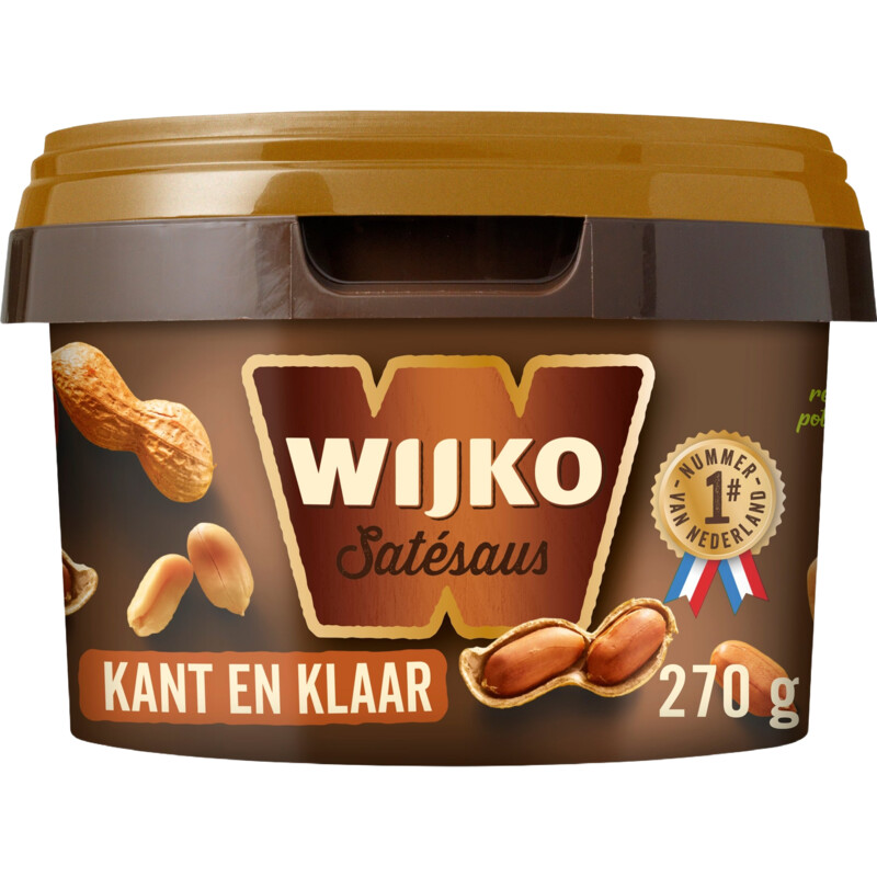 Een afbeelding van Wijko Satésaus kant en klaar