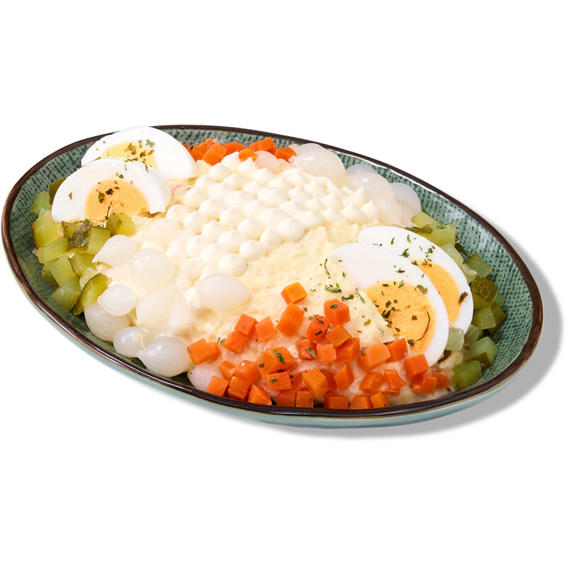 Een afbeelding van AH Saladeschotel Russisch ei