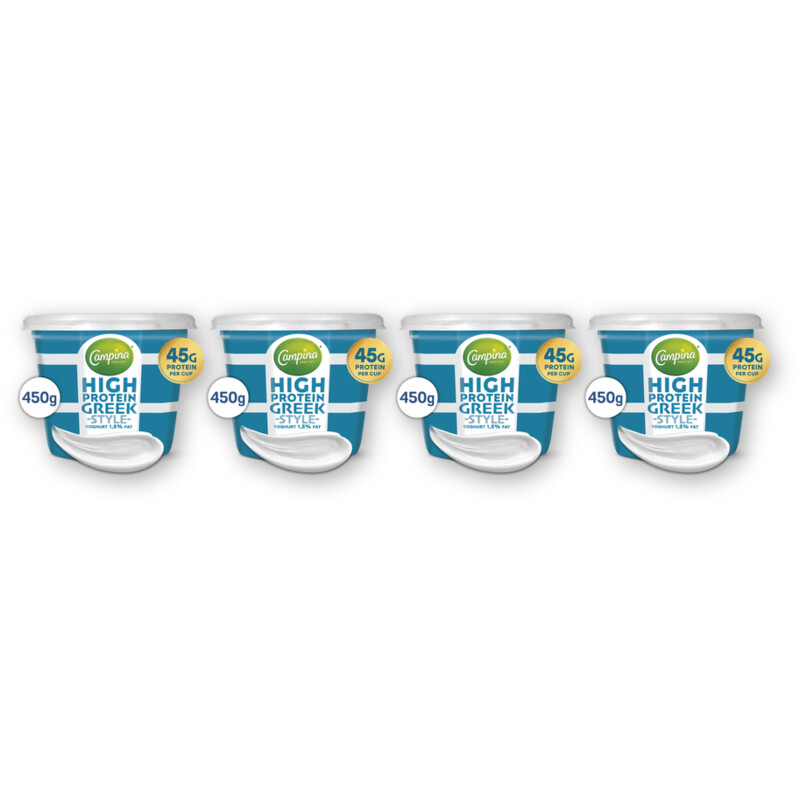 Campina High protein yogh Greek style 1,5% 4pck