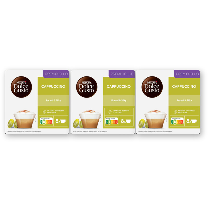 Nescafé Dolce Gusto Cappuccino capsules 3-pack