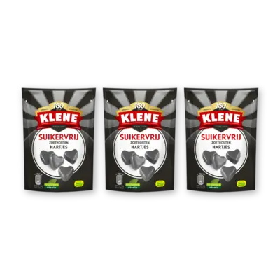 pdp-image-Klene Suikervrij zoethouten hartjes 3-pack