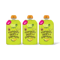 Ella's kitchen Mango's, peren + papaya's 4m+ bio 3-pack