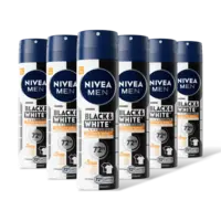 NIVEA Men black & white ultimate impct deo 6pk