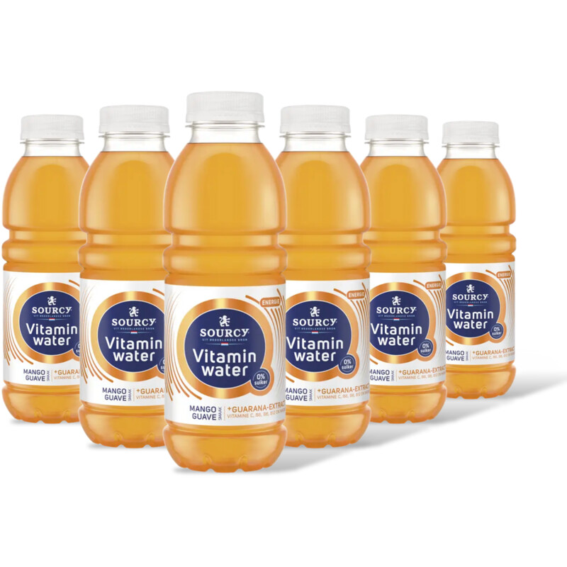 Sourcy Vitaminwater mango guave 6-pack