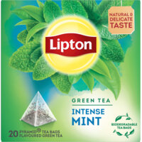 Een afbeelding van Lipton Intense mint green tea