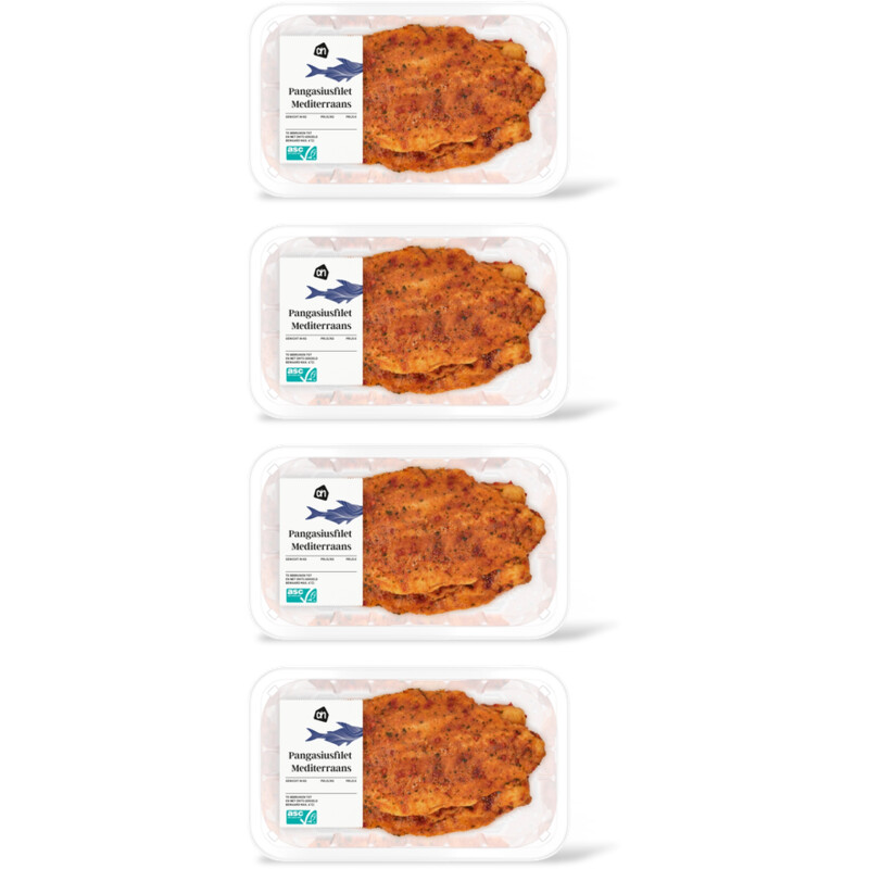 AH Pangasius Mediterraans koekenpan 4-pack