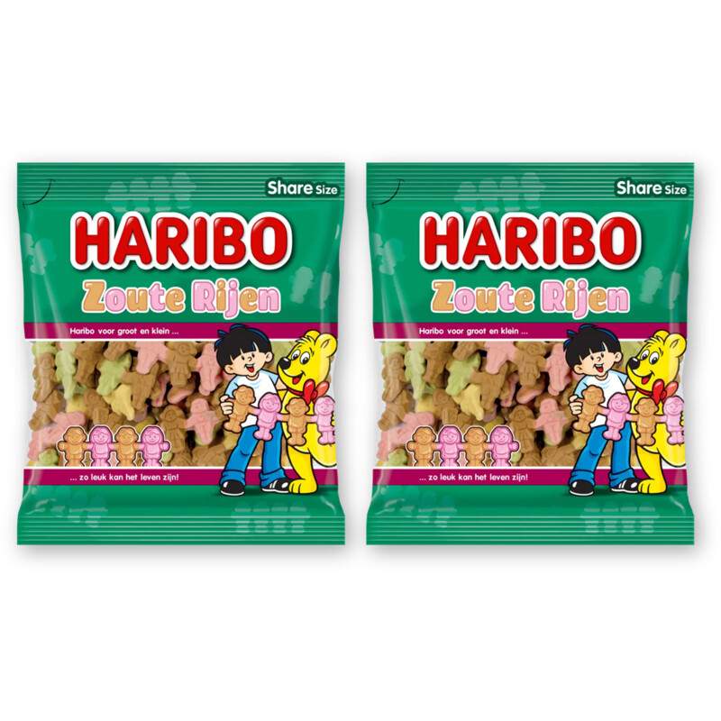 Haribo Zoute rijen 2-pack