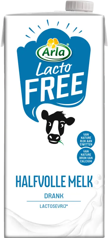 Lactofree halfvolle melk houdbaar lactosevrij 1L