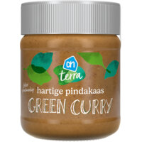 Een afbeelding van AH Terra Hartige pindakaas green curry