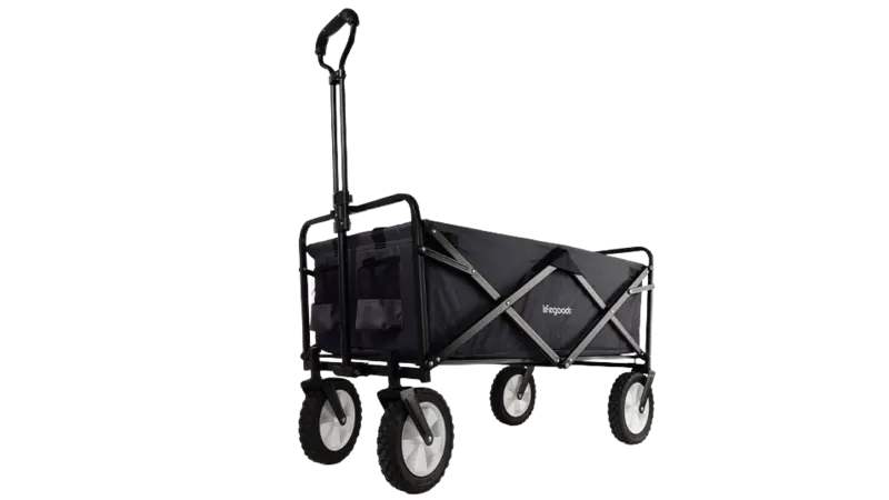 Foldable wagon 70 KG - Black