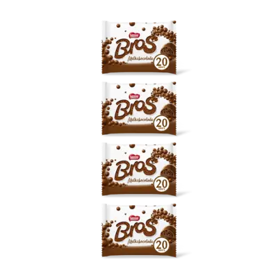 pdp-image-Bros Mini melkchocolade uitdeelzak 4-pack