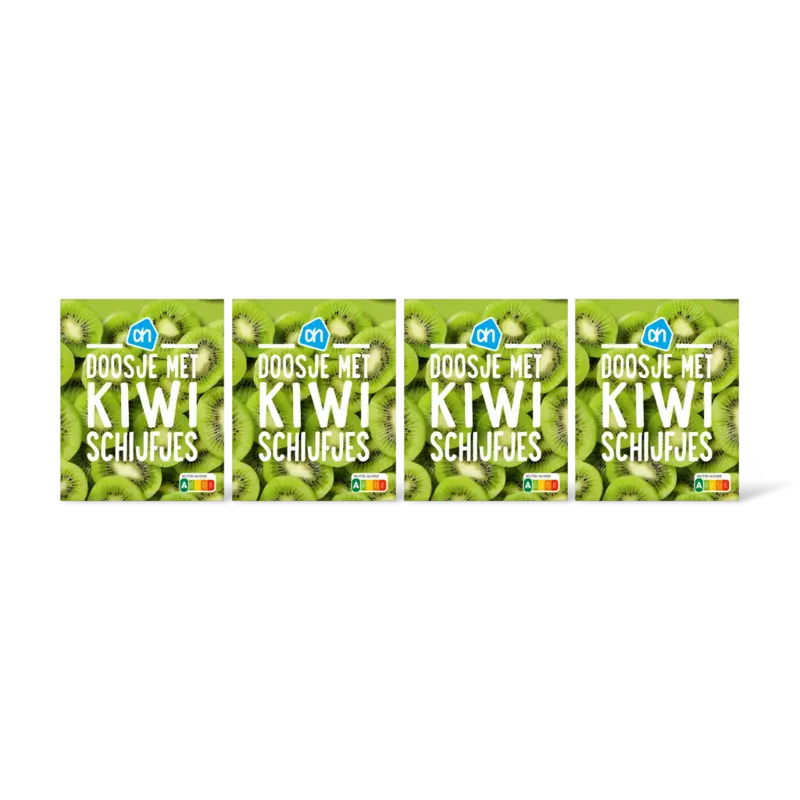 Doosje met kiwi schijfjes 4-pack