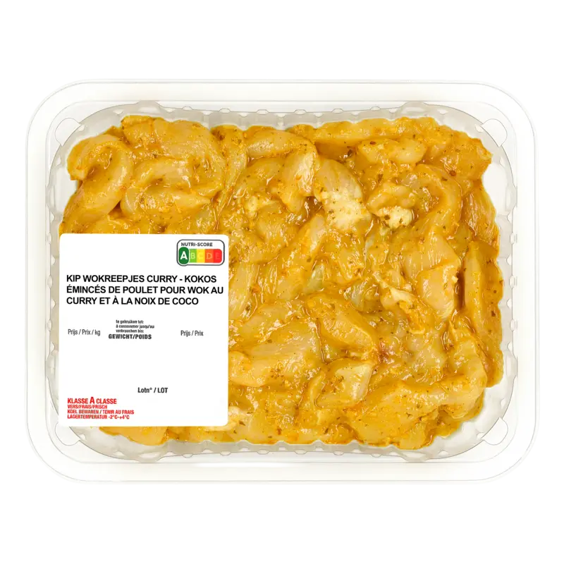Plukon Kip wokreepjes curry-kokos bel