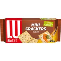 Een afbeelding van LU Mini crackers tarwebloem en volkorenmeel