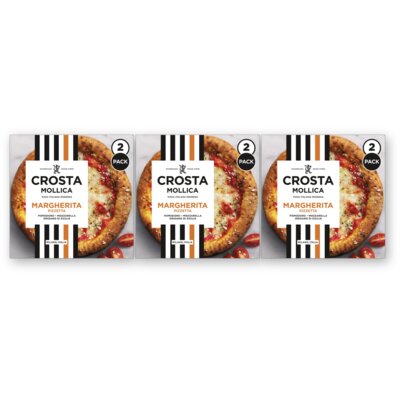 Crosta & Mollica Pizzetta margherita 3-pack
