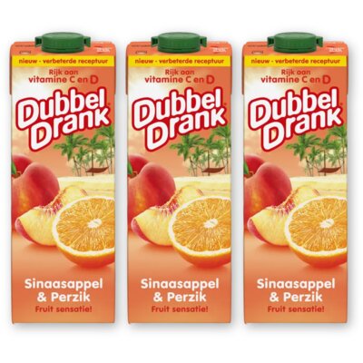 pdp-image-DubbelDrank Sinaasappel & perzik 3-pack