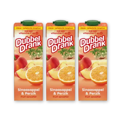 pdp-image-DubbelDrank Sinaasappel & perzik 3-pack