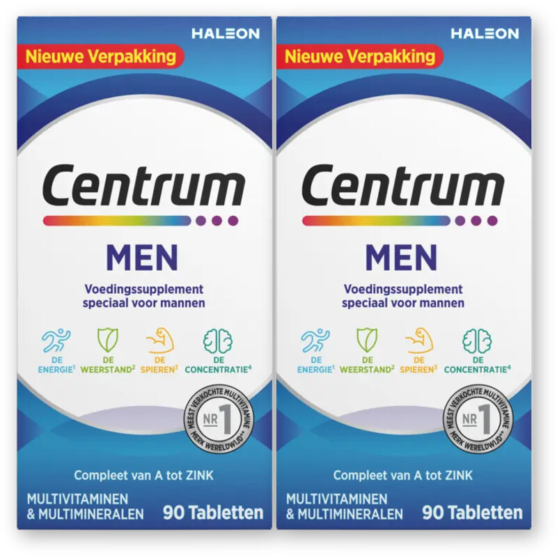 Centrum Men multivitaminen tabletten 2-pack