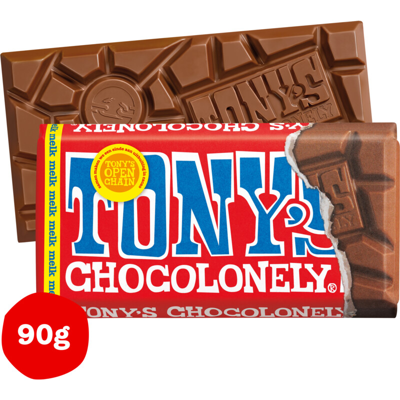 Een afbeelding van Tony's Chocolonely Reep melk