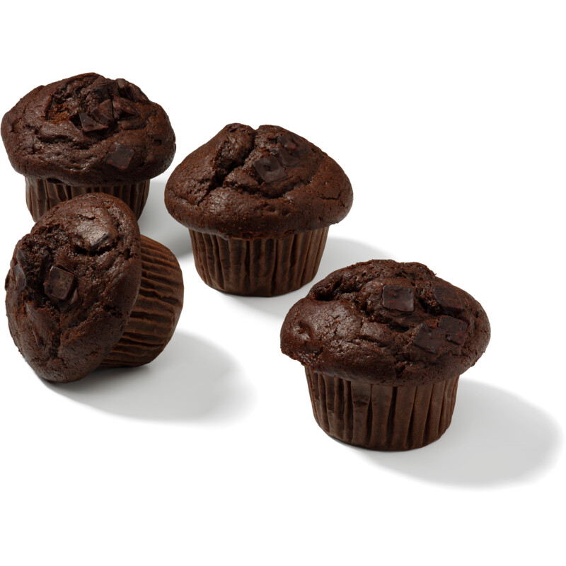 Een afbeelding van AH Chocolade muffins