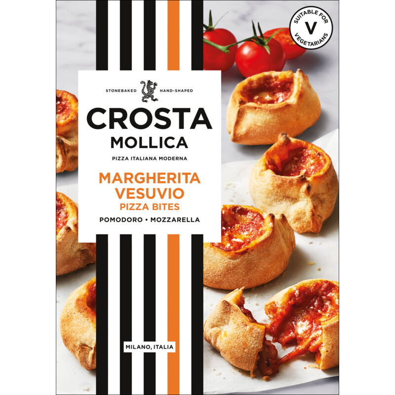 Een afbeelding van Crosta Mollica Pizza bites margherita vesuvio
