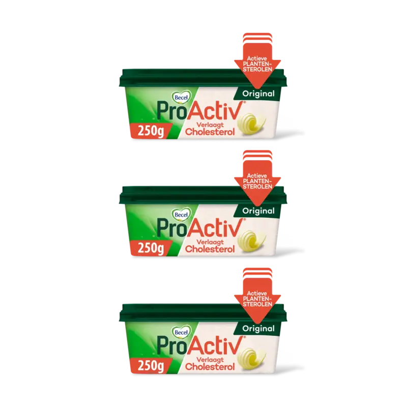 Becel Proactiv original cholesterol 3-pack