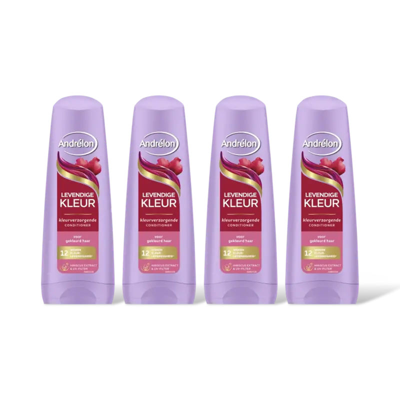 Andrélon Levendige kleur conditioner 4-pack