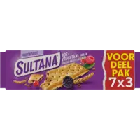 Sultana Fruitbiscuit bosvruchten voordeelpak