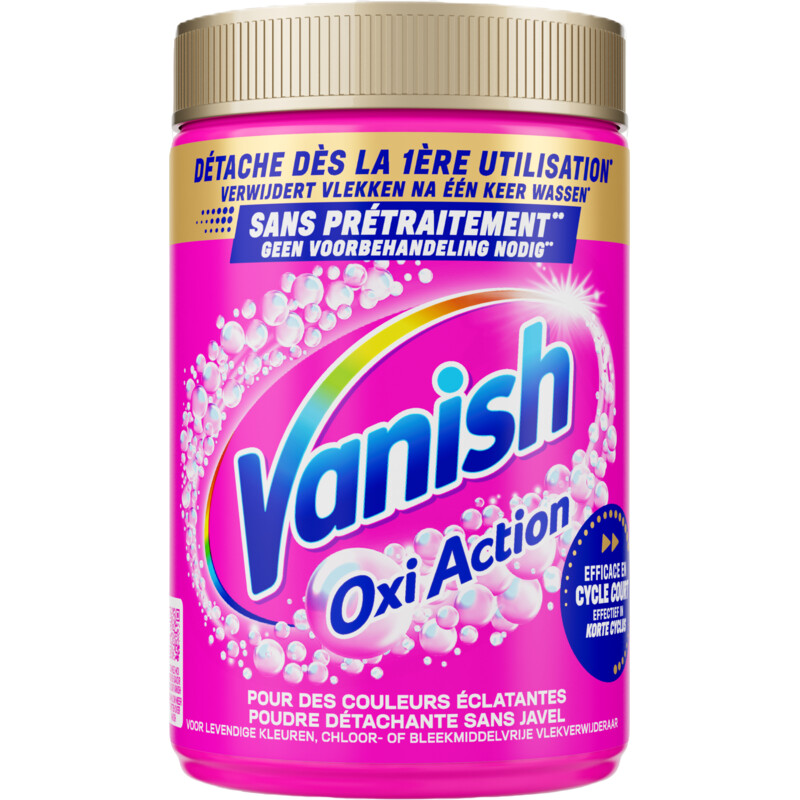 Vanish Vlekverwijderaar poeder gekleurde was